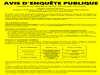 Avis d'enquête publique