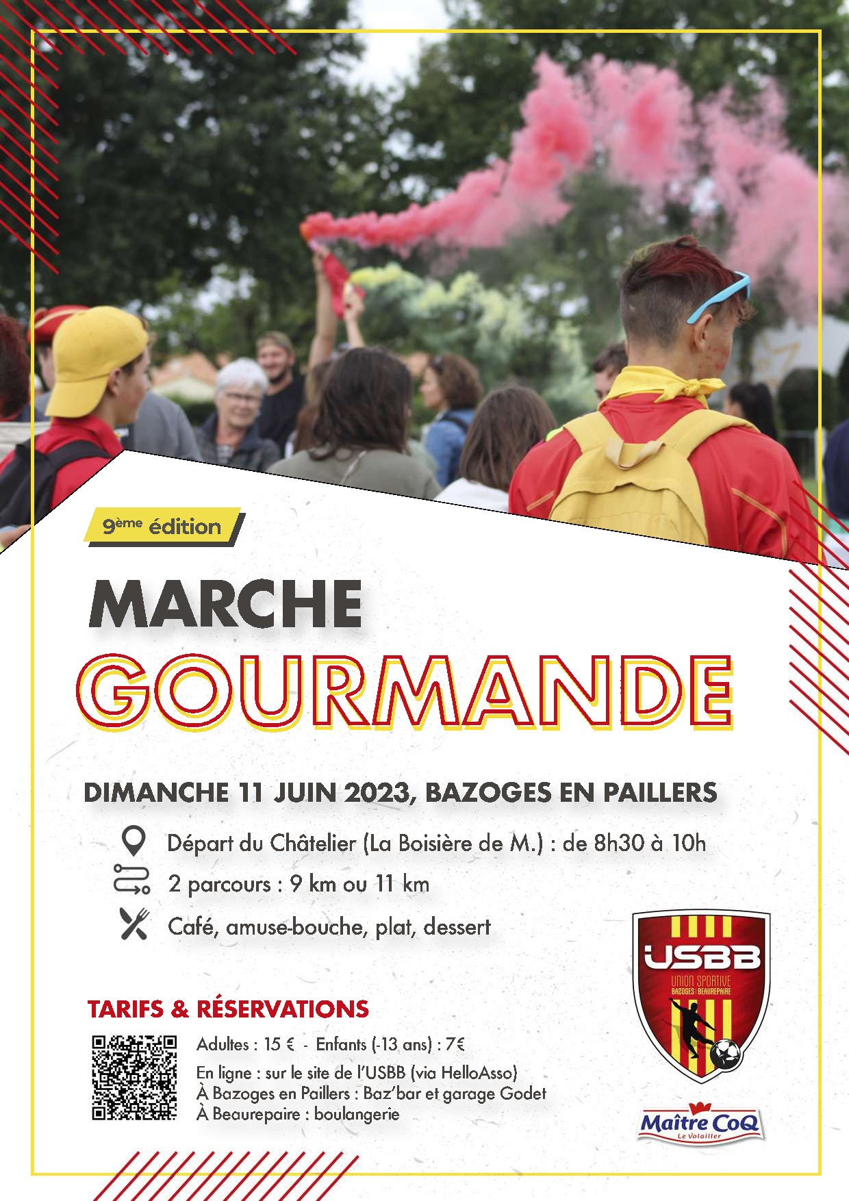 Affiche marche gourmande 2023