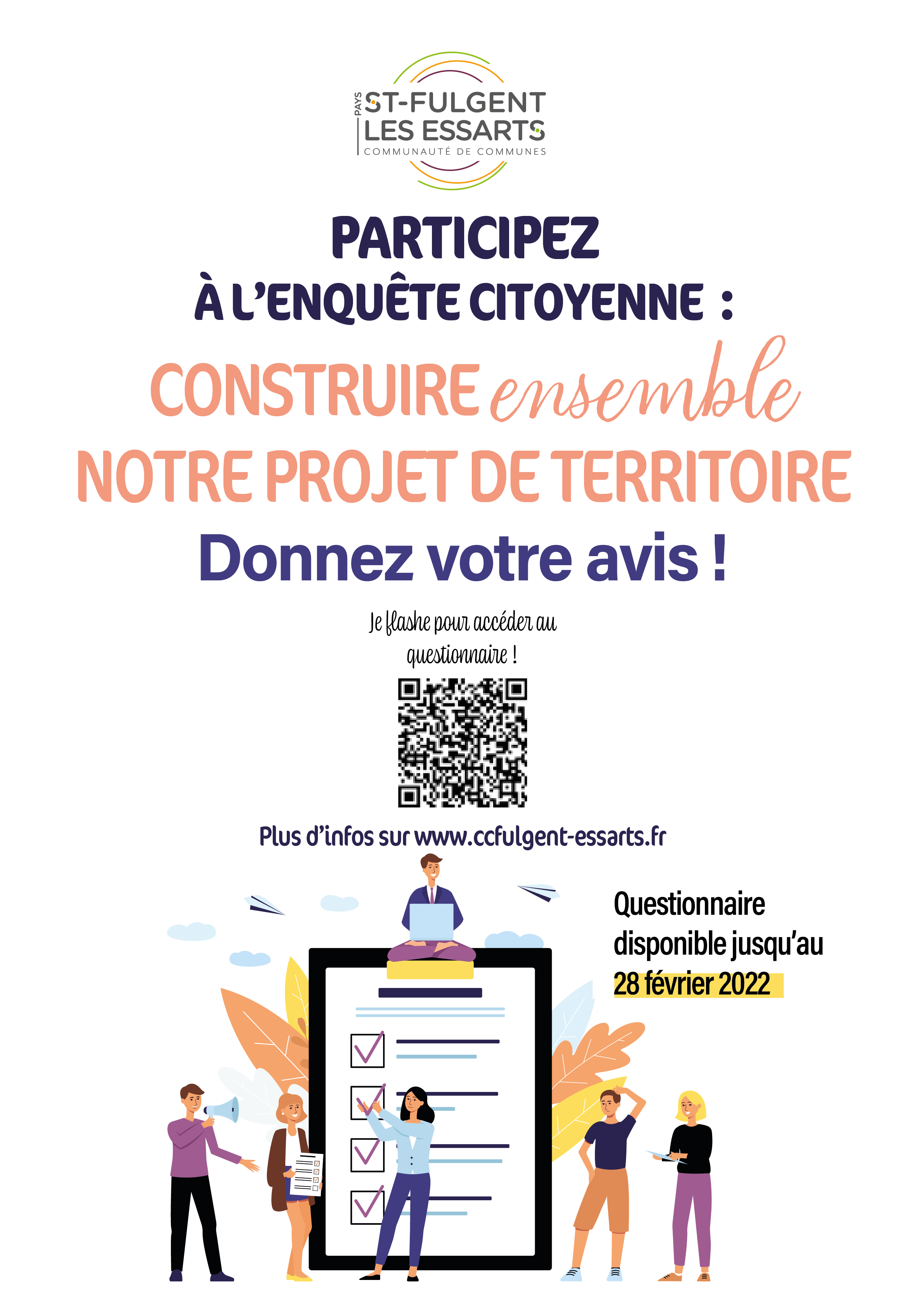 Affiche questionnaire projet de territoire