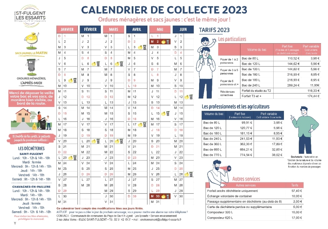 CALENDRIER COLLECTE 1